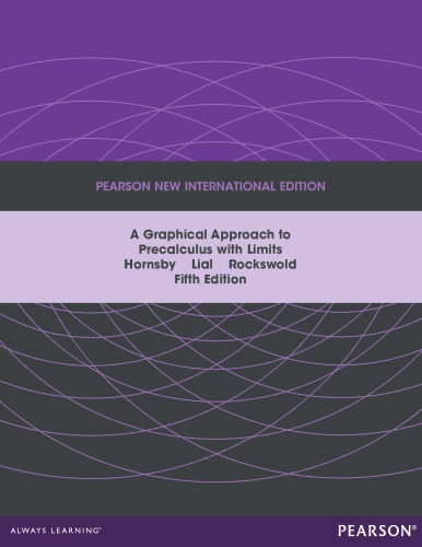 Graphical Approach to Precalculus with Limits: A Unit Circle Approach