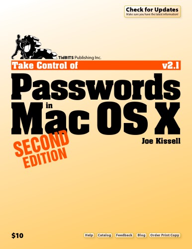 of passwords in Mac OS X