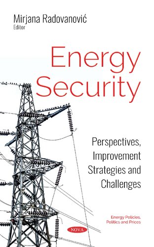 Energy Security: Perspectives, Improvement Strategies and Challenges