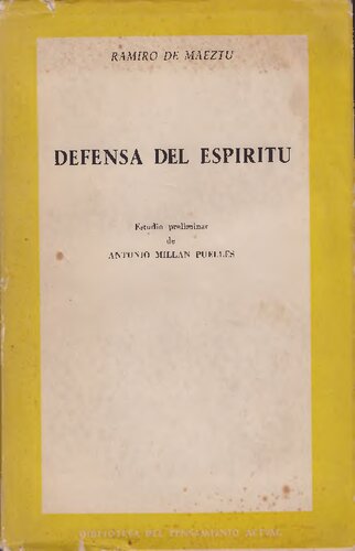 Defensa del espíritu