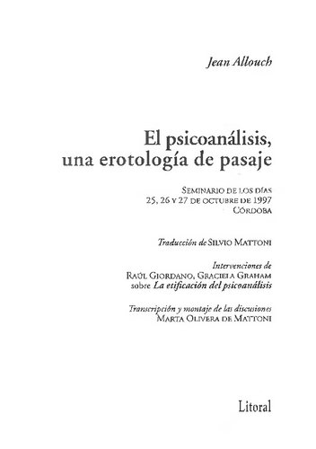 El Psicoanalisis