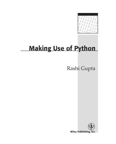 Making Use of Python