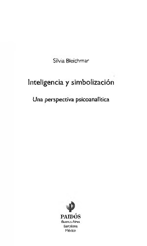 Inteligencia y simbolización