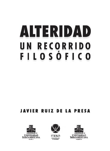 Alteridad Un Recorrido Filosofico