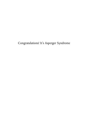 Congratulations! It's Asperger's syndrome