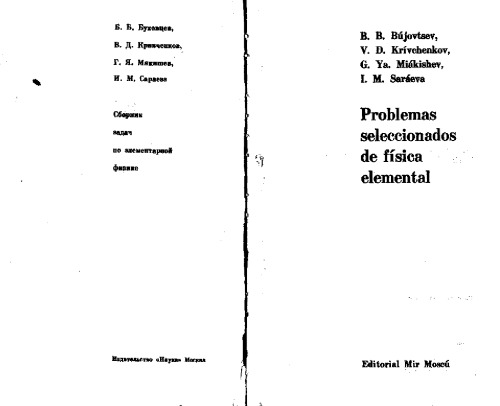 Problemas Seleccionados de Fisica Elemental