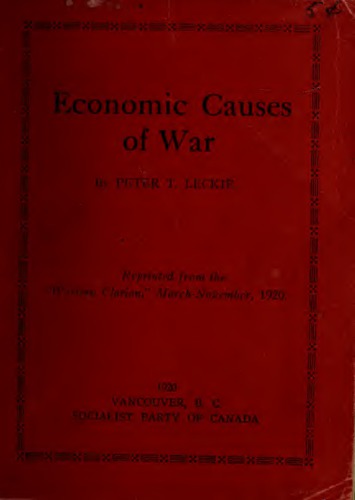 The economic causes of war