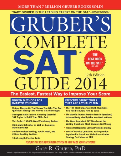 Gruber's complete SAT guide 2014