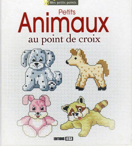 Petits animaux au point de croix