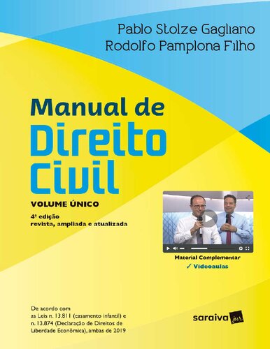 Manual de Direito Civil - Volume Único