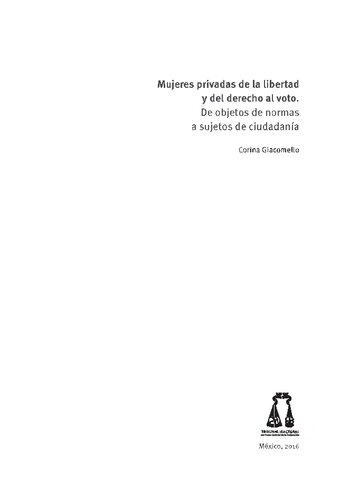 Mujeres Privadas De La Libertad Y Del Derecho Al Voto