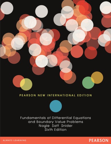 Fundamentals of differential equations and boundary value problems