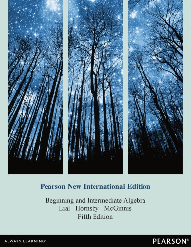 Beginning and intermediate algebra