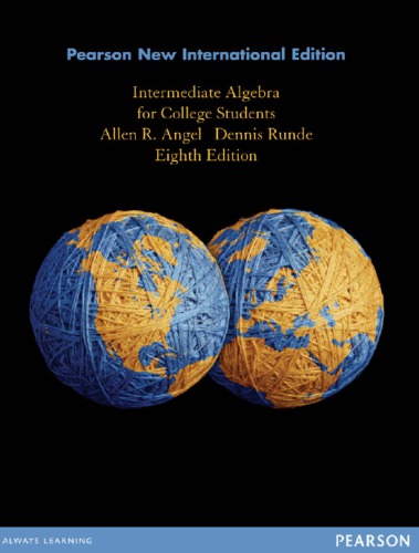 Intermediate algebra for college students