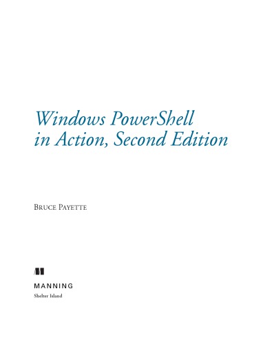 Windows PowerShell in action