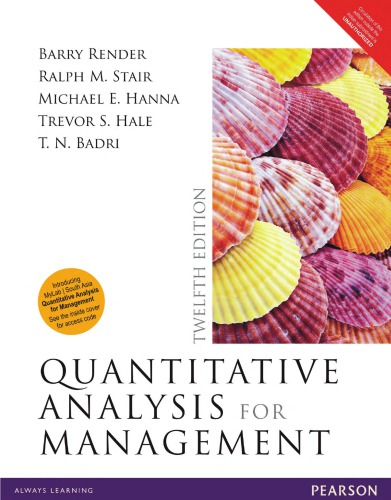 Quantitative analysis for management