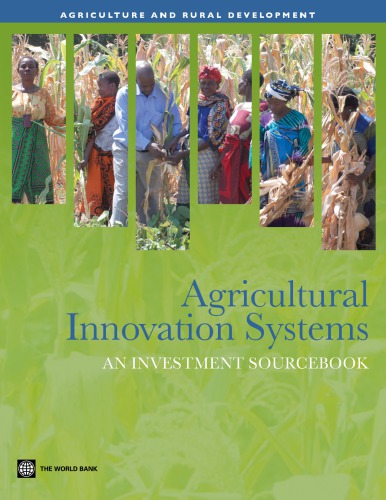 Agricultural innovation systems: an investment sourcebook