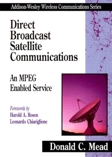 Direct broadcast satellite communications: an MPEG enabled service