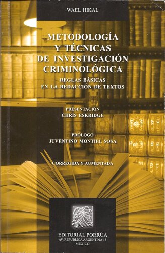 Metodologia Y Tecnicas De Investigacion Criminologica