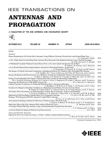 IEEE Transactions on Antennas and Propagation