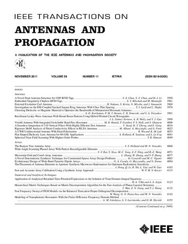 IEEE Transactions on Antennas and Propagation