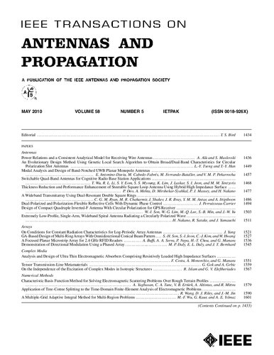 IEEE Transactions on Antennas and Propagation