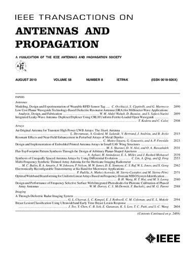 IEEE Transactions on Antennas and Propagation