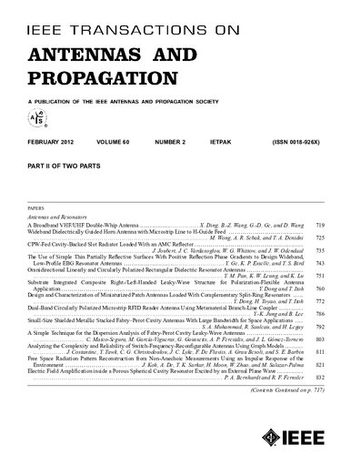 IEEE Transactions on Antennas and Propagation