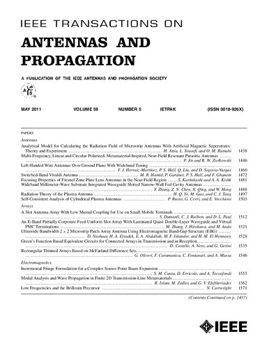 IEEE Transactions on Antennas and Propagation