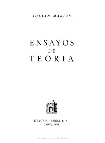 Ensayos de teoría