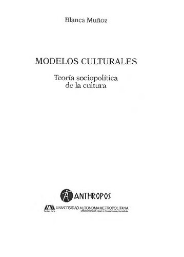 Modelos Culturales