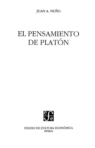 El Pensamiento De Platon