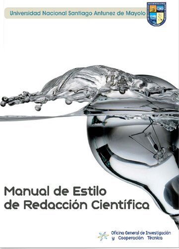 manual de redacción científica 2013