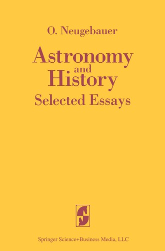 Astronomy and History: Selected Essays