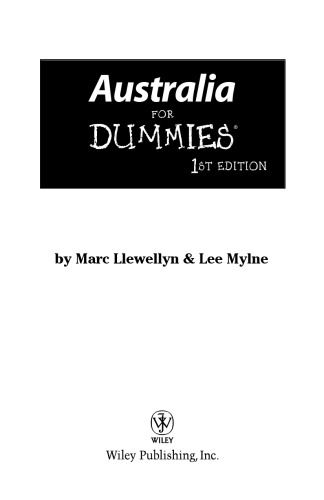 Australia for Dummies