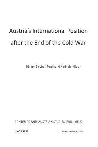 Austria's International Position After the End of the Cold War