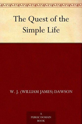 The Quest of the Simple Life