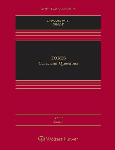 Torts: Cases and Questions (Aspen Casebook Series)