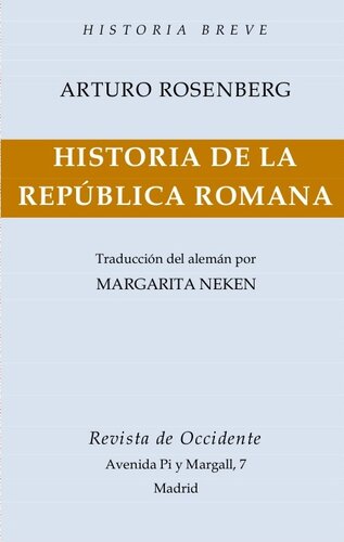 Historia De La Republica Romana