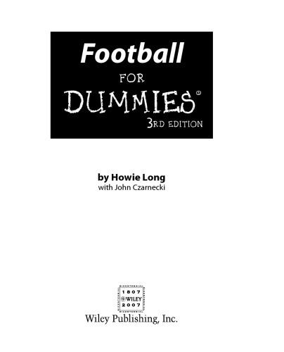 Football for Dummies