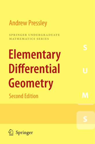 Elementary Differential Geometry