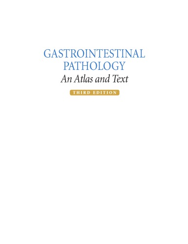 Gastrointestinal Pathology: An Atlas and Text