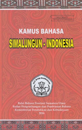 Kamus Bahasa Simalungun — Indonesia