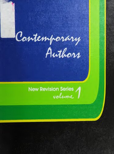 Contemporary authors : new revision series, Volume 1