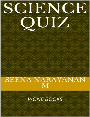 Science Quiz Chemistry Universe Earth Planets Solar System Space Research Technology Mathematics V-One Books Seena Narayanan M