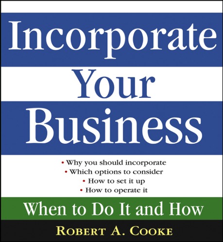 Incorporate your business: when to do it and how