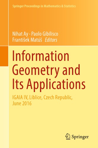 Information Geometry and Its Applications