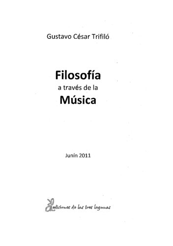 Filosofia A Traves De La Musica