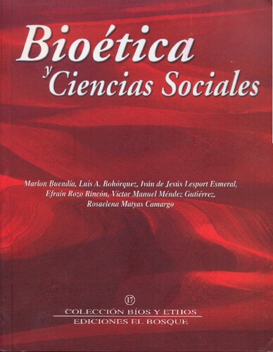 Bioetica Y Ciencias Sociales