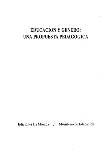 Educacion Y Genero